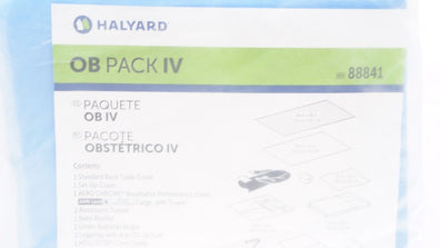 Halyard 88841 OB Pack IV